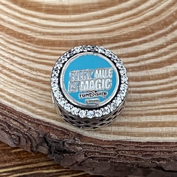 Pandora Minnie Run Disney Button Bead Charm (G120) S925 Silver Charm - Picture 2 of 3